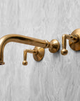 wall mount bathroom faucet