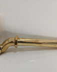 Unlacquered Brass Water Trap Pipe With Push Up Button