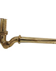 Unlacquered Brass Water Trap Pipe With Push Up Button