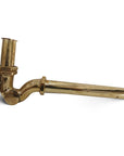 Unlacquered Brass Water Trap Pipe With Push Up Button