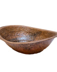 copper hand hammered sink