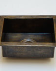 Antique Solid Brass Undermount Bar Sink In Various Sizes