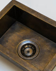 Antique Solid Brass Undermount Bar Sink In Various Sizes