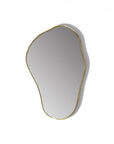 Asymmetrical Full Length Brass Mirror