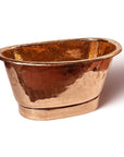 copper wash basin
