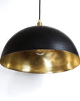 Brass  Farmhouse Dome Chandelier for Kitchen Island