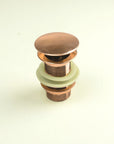 Copper Drain Pop Up Sink, Push Up Button, Freestanding Bathtub Drain Stopper