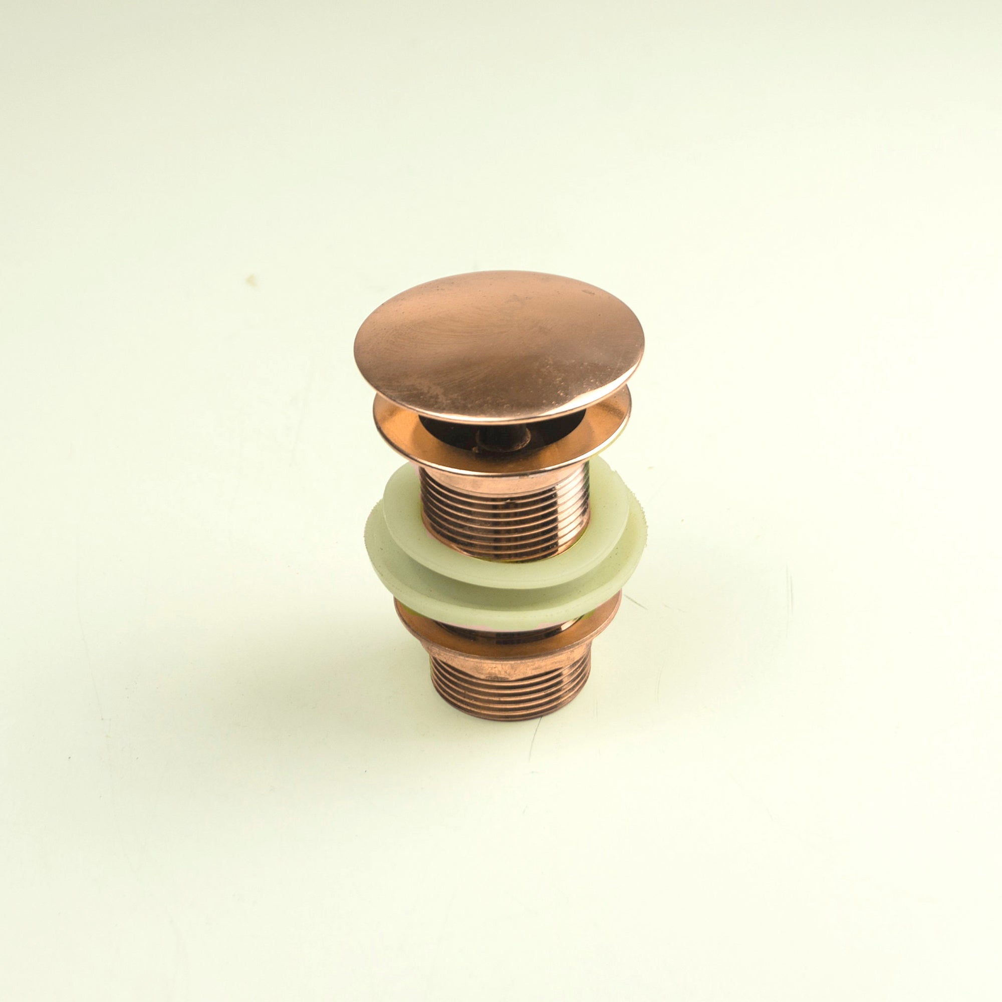 Copper Drain Pop Up Sink, Push Up Button, Freestanding Bathtub Drain Stopper