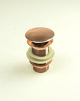 Copper Drain Pop Up Sink, Push Up Button, Freestanding Bathtub Drain Stopper