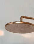 Copper Outdoor Shower, Natural Copper Rain Showerhead