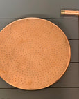 Copper Outdoor Shower, Natural Copper Rain Showerhead