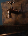 Copper Wall Mounted Sink Bathroom