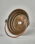 Green and white Patina Copper Bucket Bathroom Sink in Various sizes