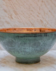 Handmade Oxidized Copper vessel sink Bathroom , Rustic Vessel Oxidized Copper Sink