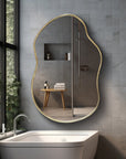 Irregular Shaped Bathroom Mirror