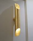 Luxurious Solid Brass Double Wall Light Fixture, Brass Sconce Lights