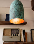 Oxidized Copper Ceiling Light, Copper Farmhouse Pendant Light