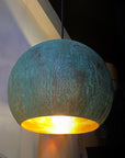 Oxidized Copper Pendant Light ,Handmade Copper Farmhouse Lighting