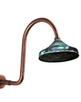 Oxidized Copper Shower Head, Vintage Copper Rain Shower Head Outdoor