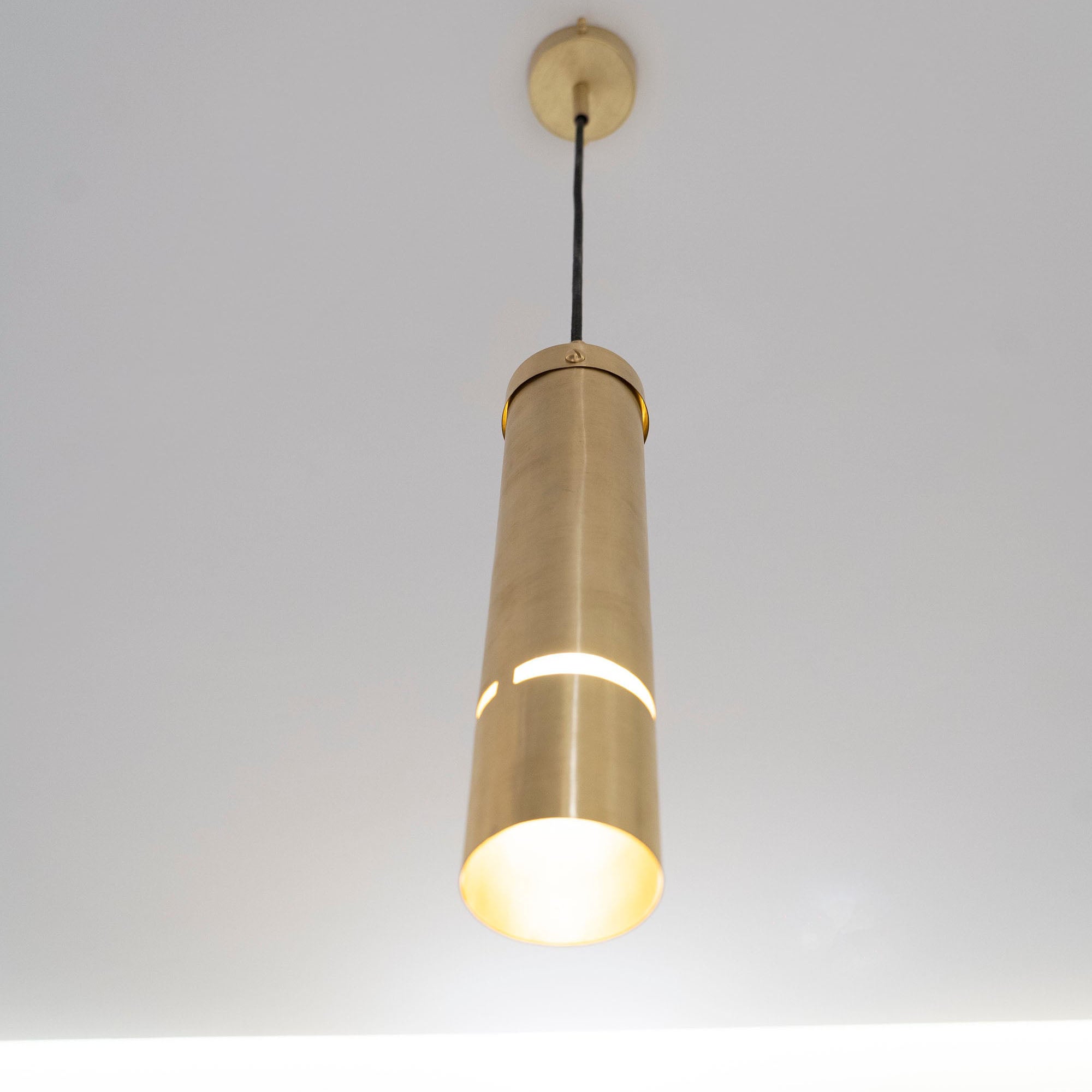 Set of 3 Brass Pendant Light Fixtures, Solid Brass Hanging Lamp