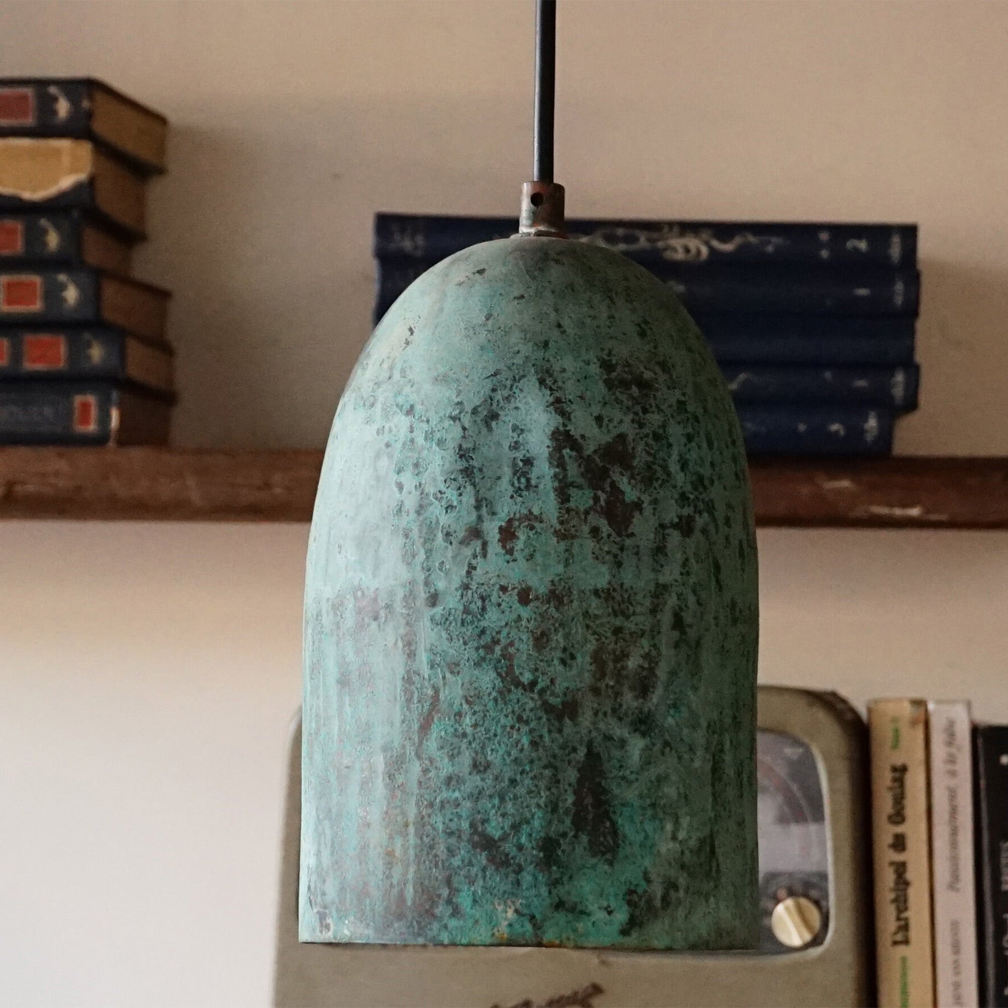 Set of 3 Pendant Light Fixtures, Copper Farmhouse Pendant Light