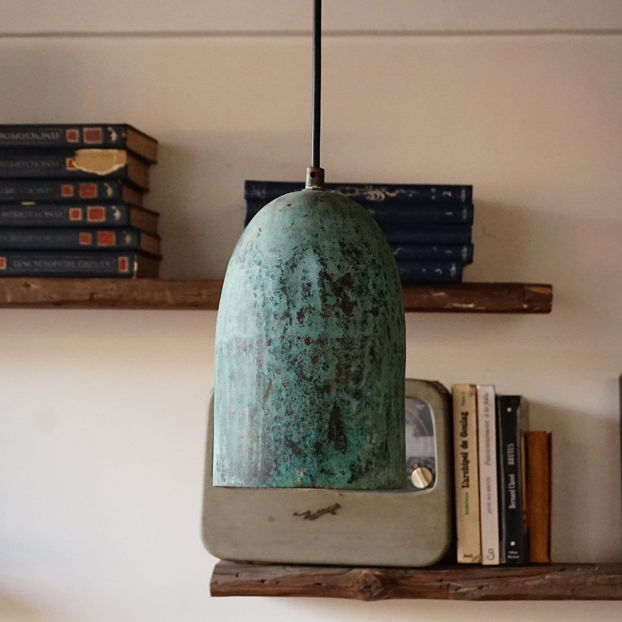 Set of 3 Pendant Light Fixtures, Copper Farmhouse Pendant Light