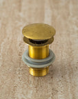 Solid Brass Pop up Drain Sink 1-1/4, Pop up Drain stopper for Bathroom sink