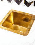 brass undermount kitchen sink
