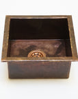 Undermount Copper Kitchen Bar Sink Various Sizes, Oil rubbed bronze bar Sink