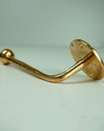 Unlacquered brass paper towel holder, Handmade Wall Mounted Solid Brass Toilet Roll Holder