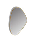asymmetrical Wall Mirror - Brass Bathroom Mirror