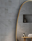 asymmetrical Wall Mirror - Brass Bathroom Mirror