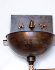 Bathroom Sink With Copper Mixer Fauce