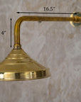 Natural Brass shower head , Solid Brass shower head outdoor