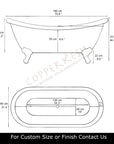 Clawfoot Copper Bathtub Bathroom