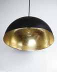 Brass  Farmhouse Dome Chandelier for Kitchen Island