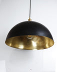 Brass  Farmhouse Dome Chandelier for Kitchen Island