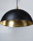 Brass  Farmhouse Dome Chandelier for Kitchen Island