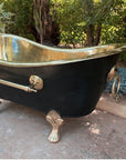 Brass Bathtub Black Exterior
