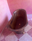 copper bathroom tub