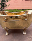 Solid Brass Bathtub, Brass Bathtub Clawfoot