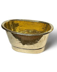 hammered vessel sink