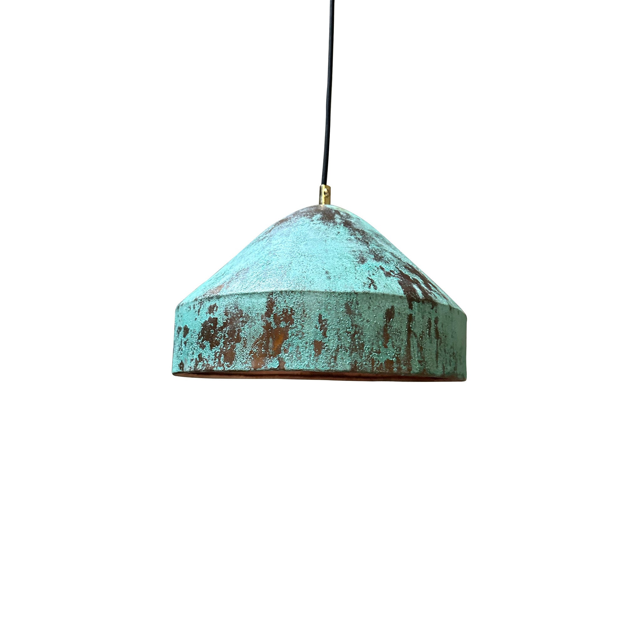 Green Patina Copper Kitchen Island Lighting