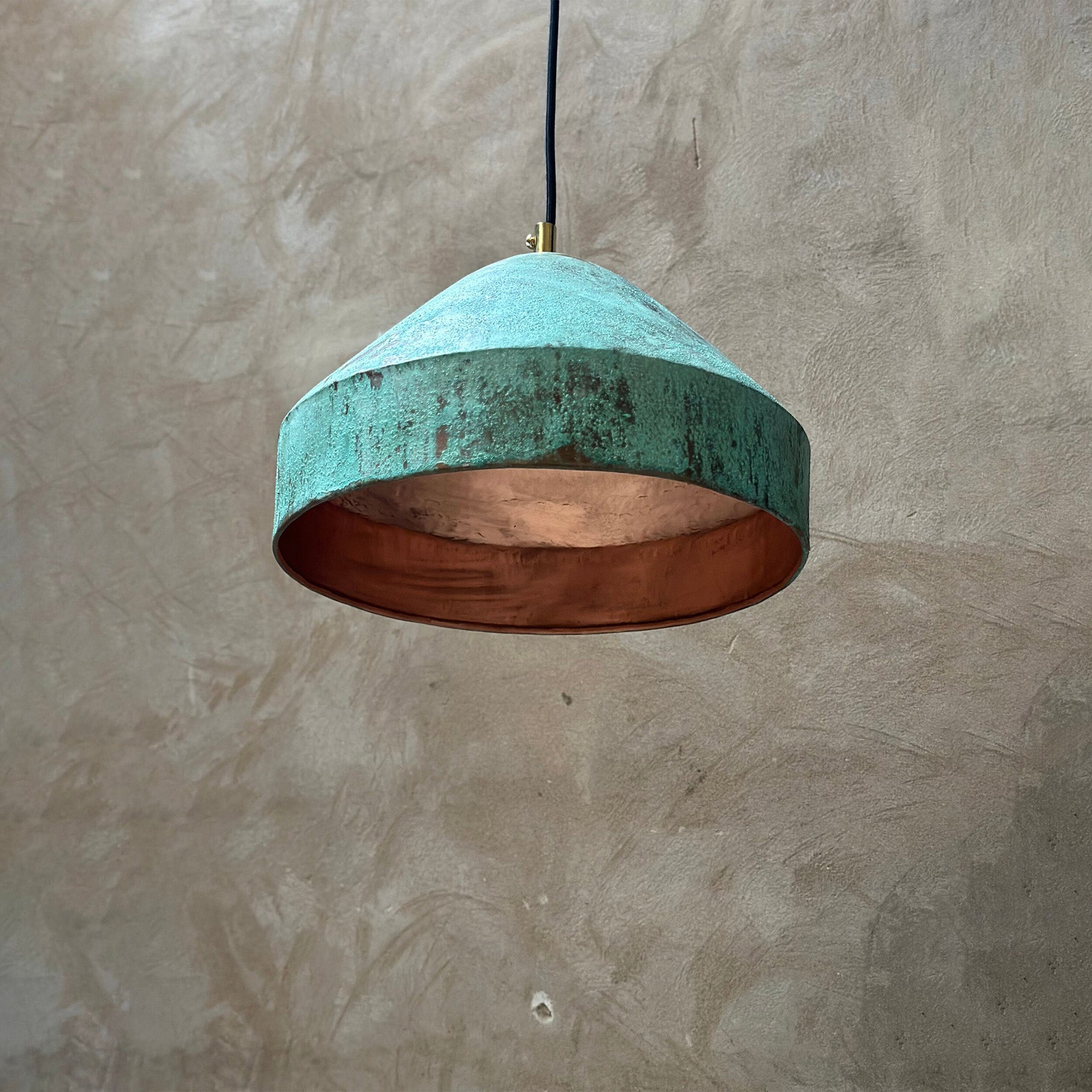 Green Patina Copper Kitchen Island Lighting