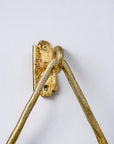 Solid Brass Wall Mounted Triangular Hand Towel Holder For Bathroom