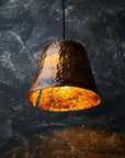 Handcrafted Copper Farmhouse Lighting. Hanging Ceiling Light Perfect for Kitchen or Bathroom.