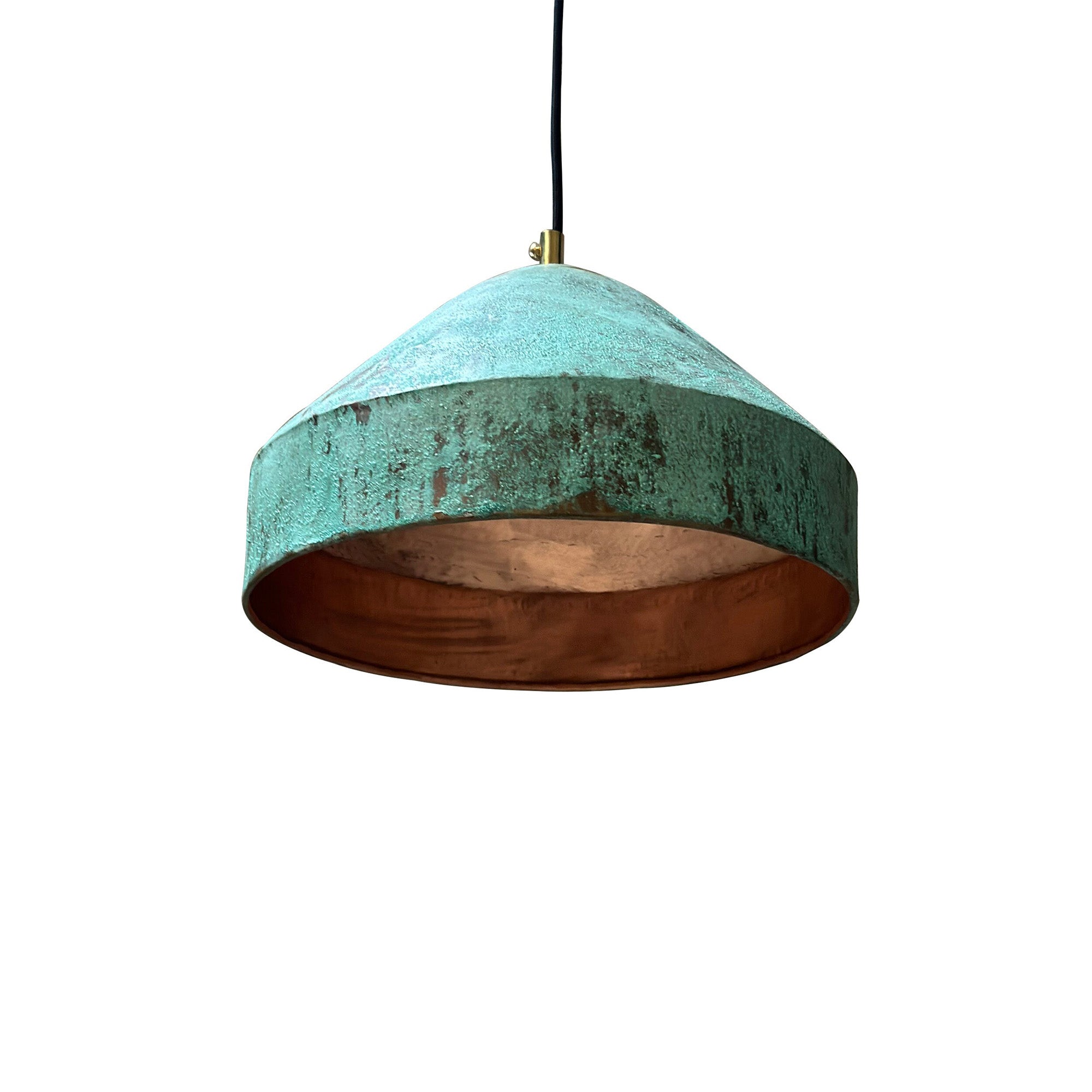 Green Patina Copper Kitchen Island Lighting
