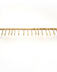 Unlacquered Solid Brass Pot Rail With Hooks , Vintage Pot Hangers for Kitchen