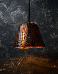 Handcrafted Copper Farmhouse Lighting. Hanging Ceiling Light Perfect for Kitchen or Bathroom.