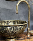 Antique Brass Bathroom Vessel sink